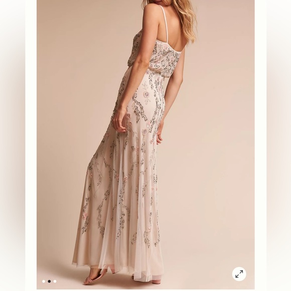 Altar’d State Pale Pink Duchess Dress - Picture 8 of 9